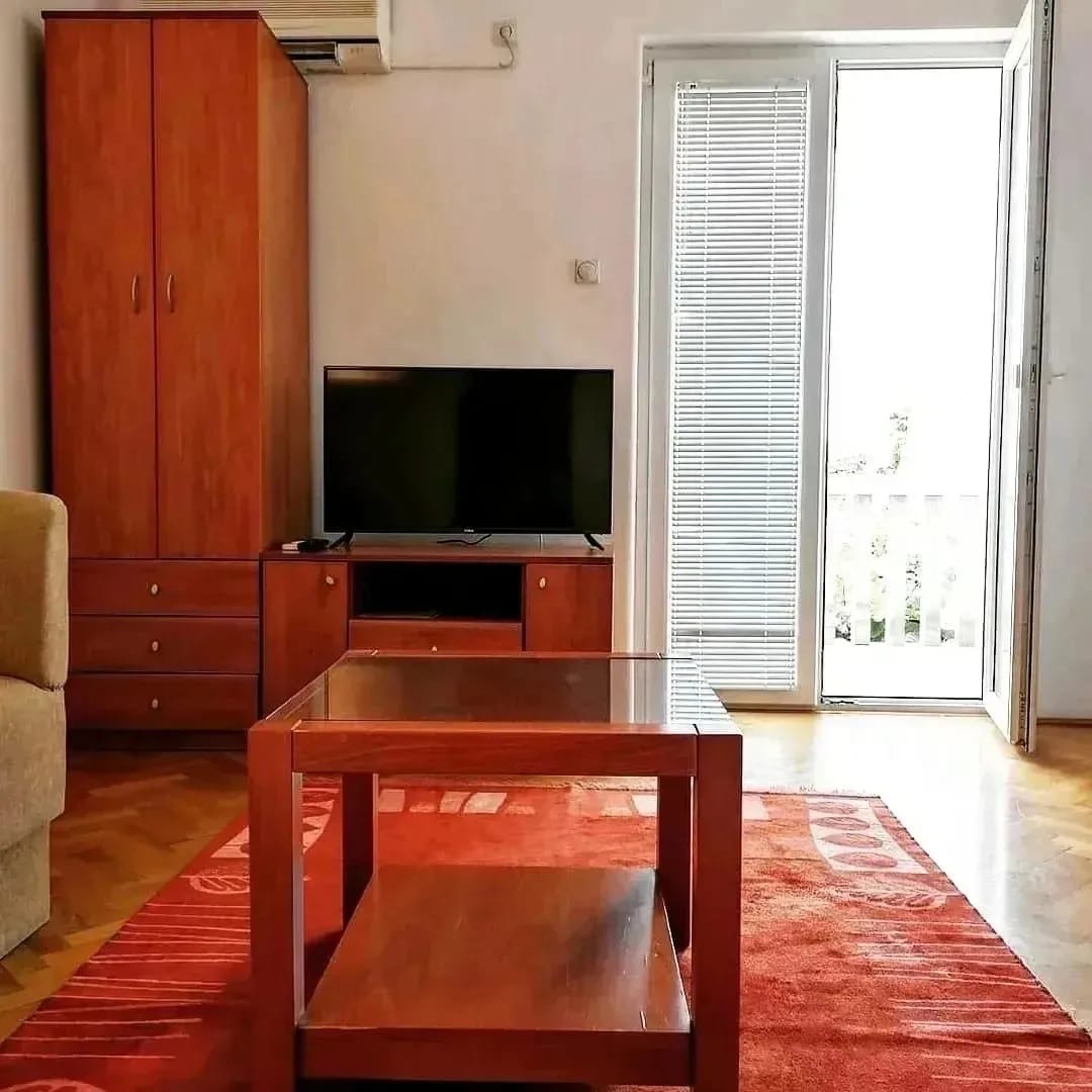 Apartment — living area with TV