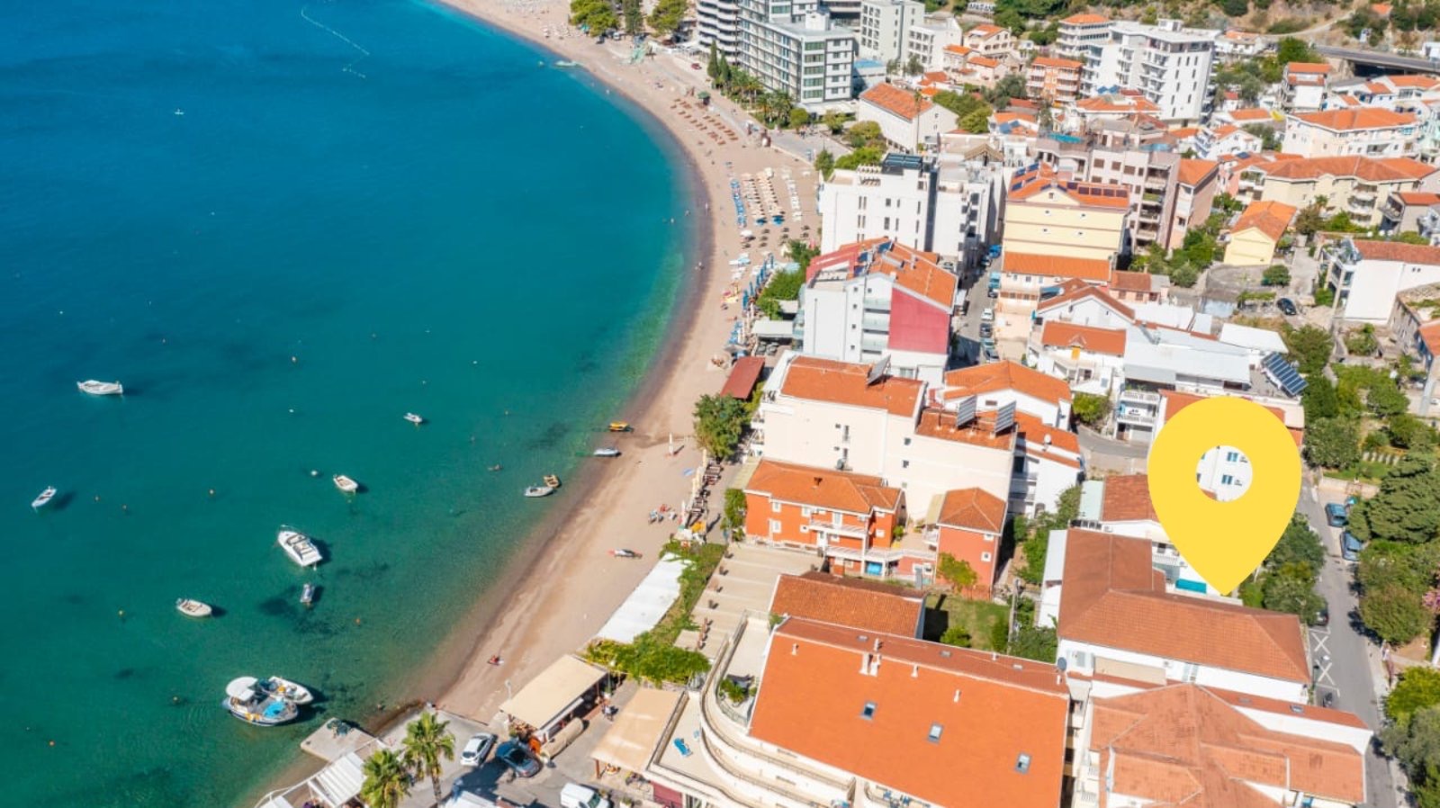 Bonaca — location in Rafailovići marked with a pin